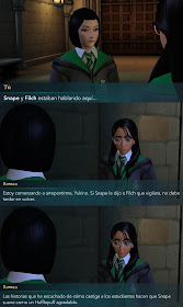 Hogwarts Mystery fotonovela rowan cobarde