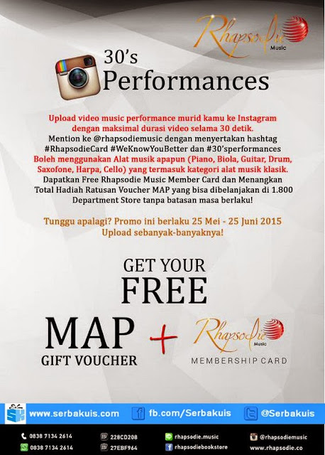 Rhapsodie 30'S Performances Video Contest