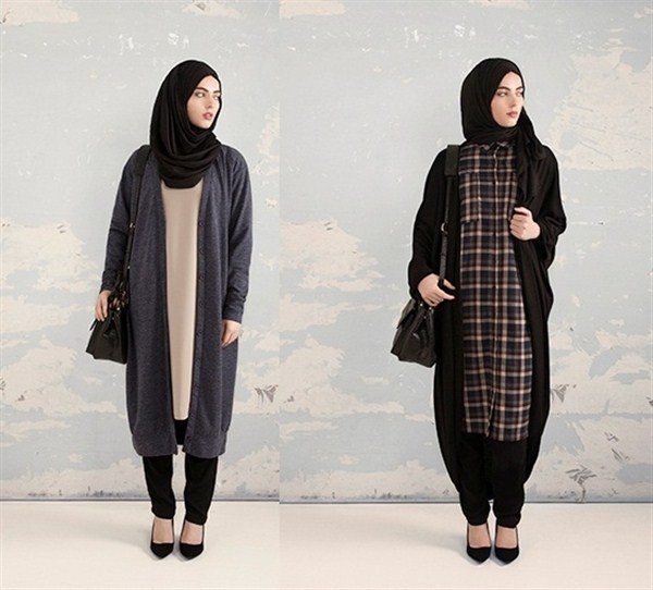 desain model cardigan muslimah terbaru 2015/2016
