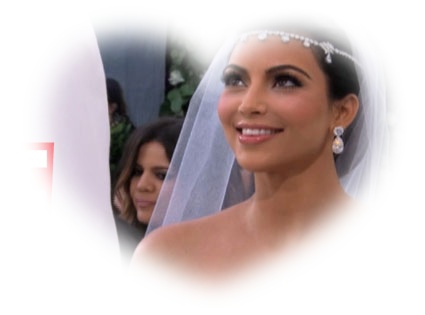 Kim Kardashian Wedding Photo