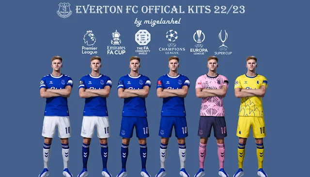 Everton FC 2022-2023 Kitpack For eFootball PES 2021