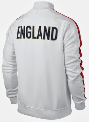 Jaket Grade Ori Nike England White 2013/2014