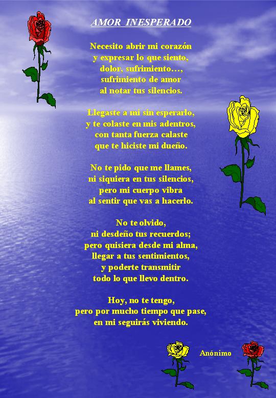 poemas de amor. amor y amistad poemas