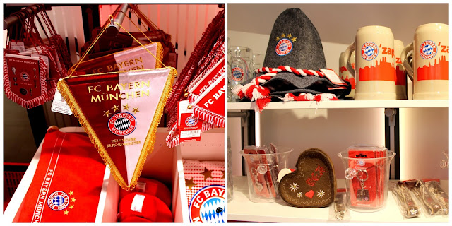 Souvenir de la tienda del Bayern de Múnich