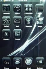 elegant black iphone theme