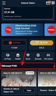 cara cek poin telkomsel melalui app mytelkomsel