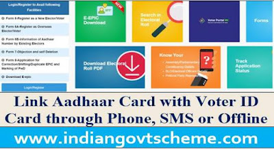 Link Aadhaar Card with Voter ID Card
