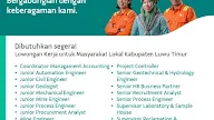 Gratis, Lowongan Kerja PT. Vale Indonesia Tahun 2023
