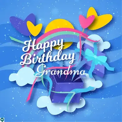 cute happy birthday grandma images surprise box