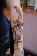 ssssnake. so fun. Posted by NickB at 7:49 AM 0 comments (dagger snake traditional tattoo old school nick branfield)