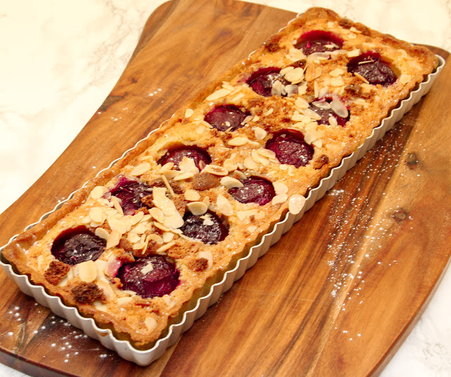 Plum Frangipane Tart