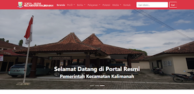 PHP Portal Informasi Kecamatan Berbasis Web dengan CI