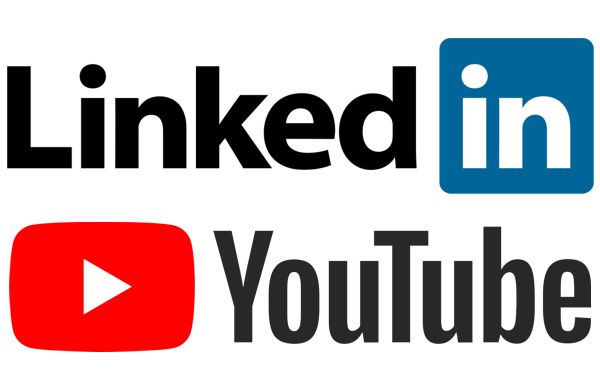 YouTube Linkedin