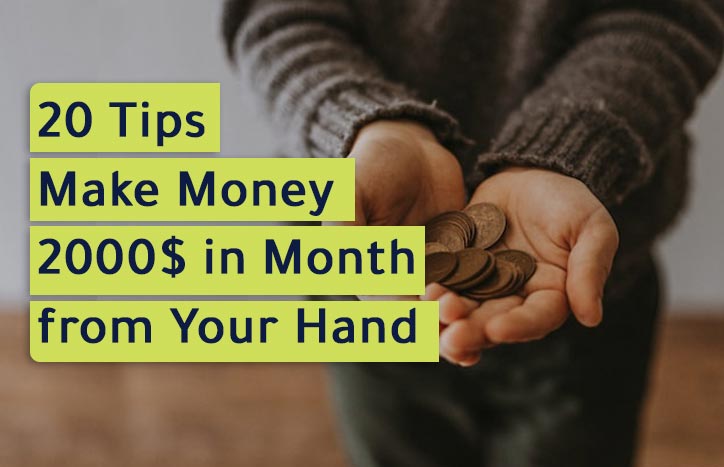 20 Tips to Make Money 2000$ in Month from Your Hand