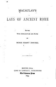 Macaulay's Lays of Ancient Rome (English Edition)