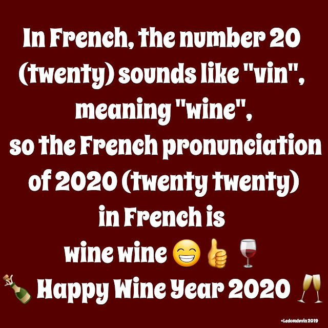 Happy Wine Year 2020 ©LeDomduVin 2019