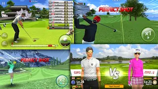 Screenshots of the Golf Star for Android tablet, phone.