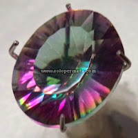 Batu Permata Rainbow Mystic Quartz