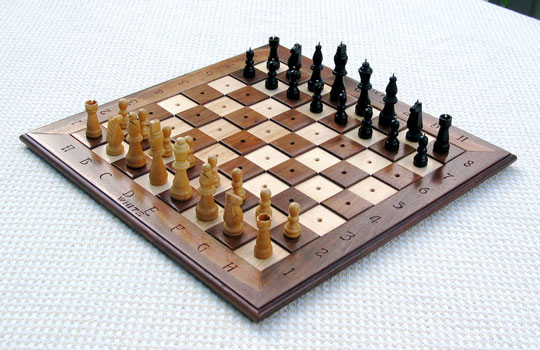 how to build a wooden chess board