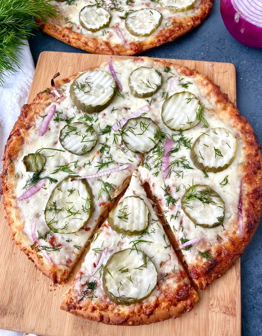 Dill Pickle Pizza recipe