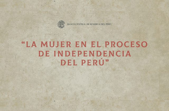 Serie numismática La mujer en el proceso de la independencia del Perú