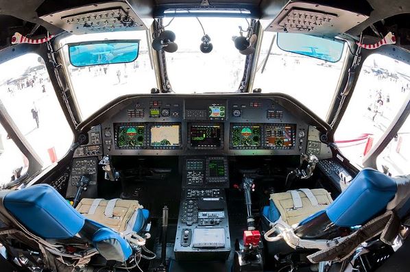 Mil Mi-26T2 cockpit