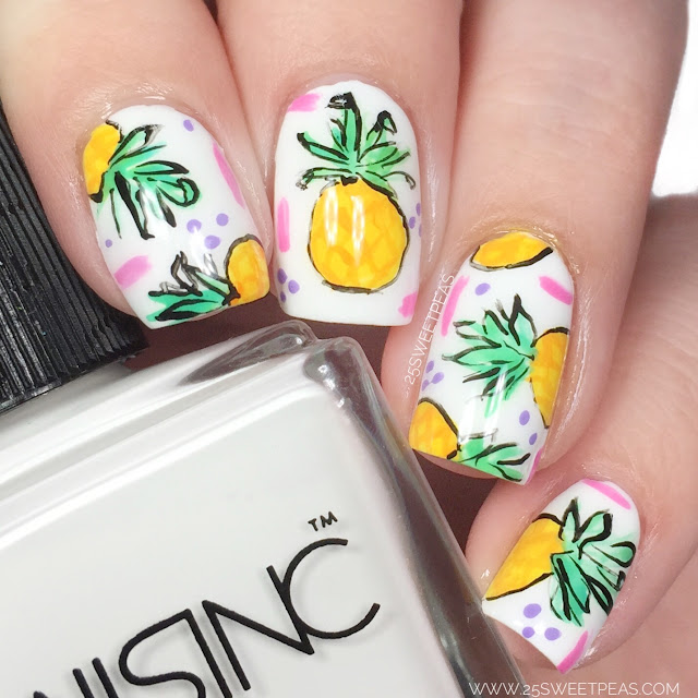 Pineapple Nail Art