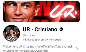 Ronaldo flaunts gold button after smashing fastest one million subs record