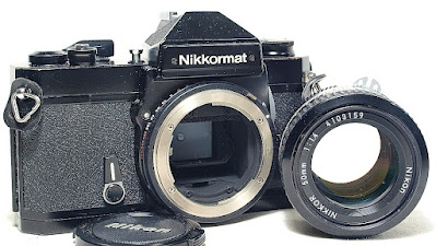 Nikkormat FT3 (Black) Body #689, Nikon Nikkor Ai 50mm 1:1.4 #159