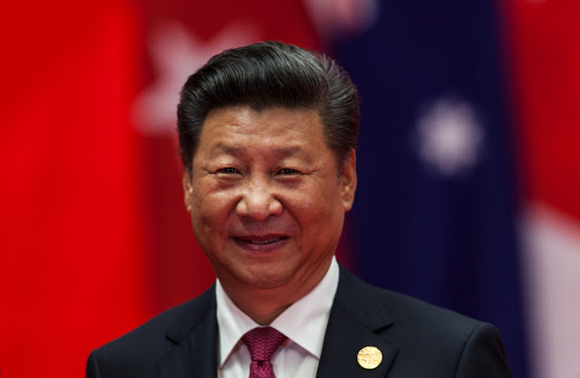 Chinese President Xi Jinping smiling