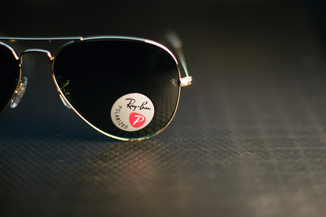 Ray Ban Aviator / Gold Frame / G15 Polarized Lens / 58mm