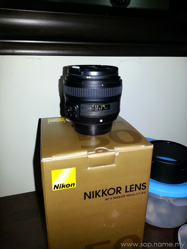 Berjaya dapat Lens Nikon 50mm F1.8G murah