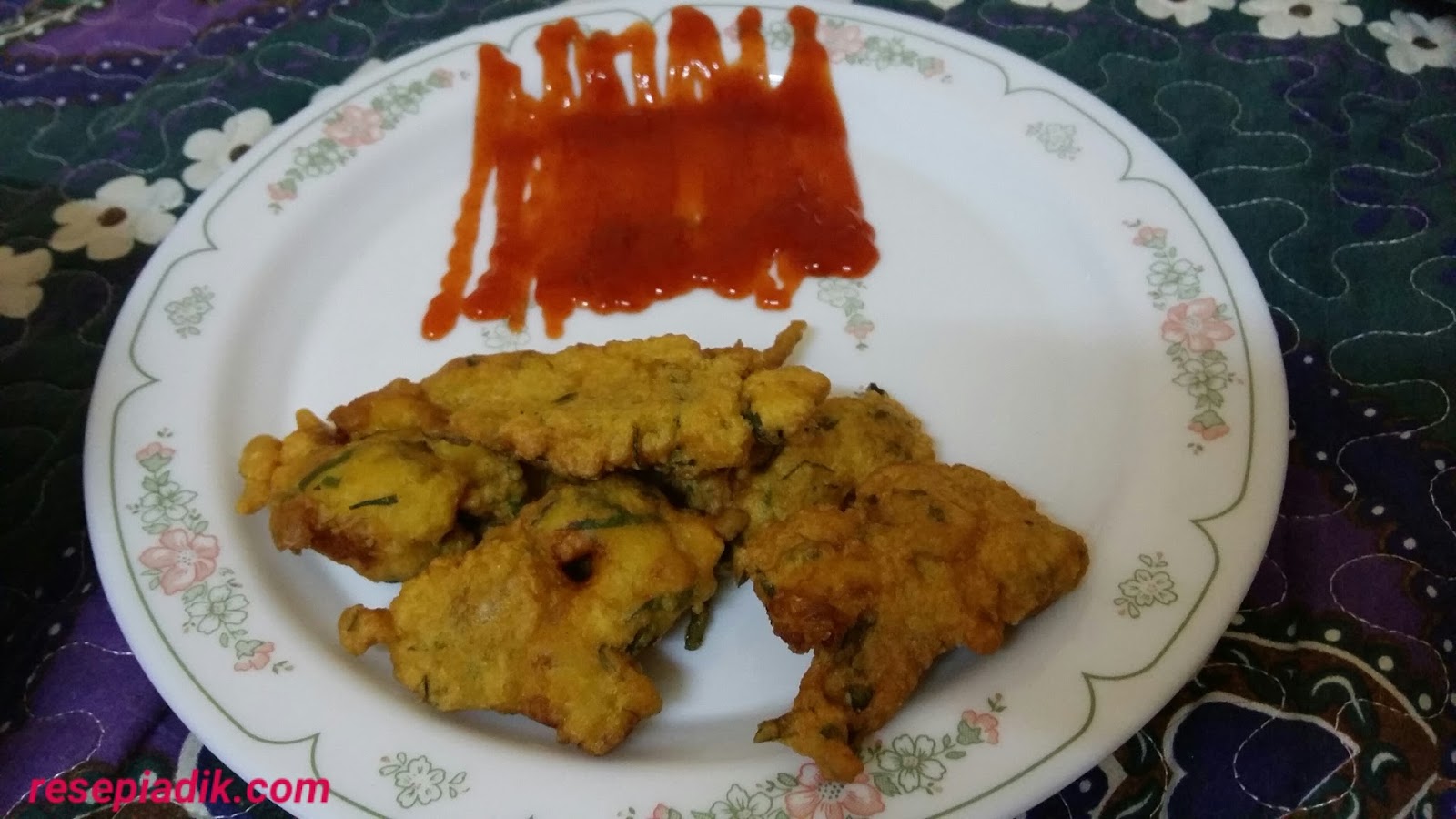 Resepi Cucur Udang Daun Kaduk Sedap - Resepi Adik