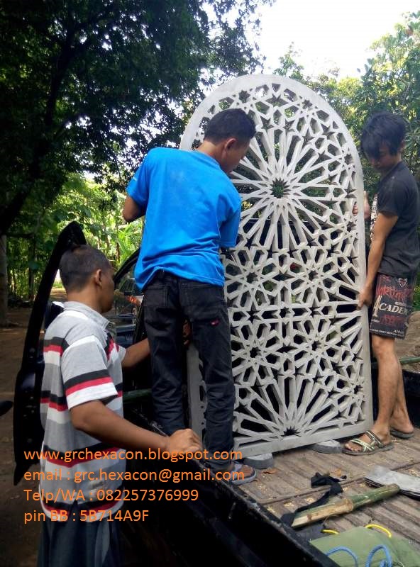 GRC HEXACON INDONESIA ornamen GRC dan roster  beton Cerita 