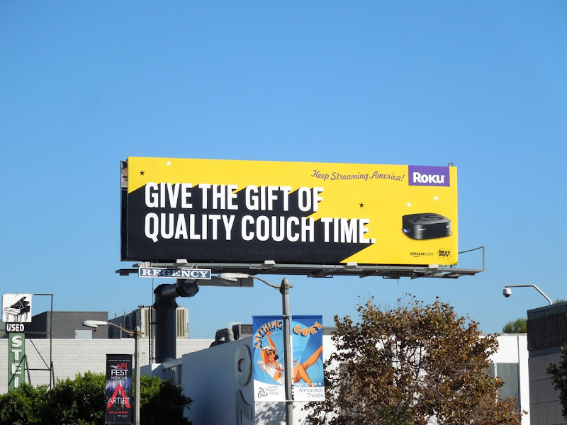 couch time Roku billboard