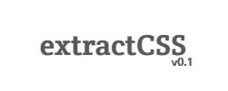 extractcss,  extraer CSS3 