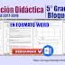 Planeación Didáctica -  Primaria 5to Grado Bloque 2 en formato word Ciclo Escolar 2017-2018