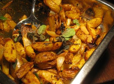 Potato Wedges, Louisiana-Style - Detail