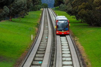 Special Bus With Unique Rail