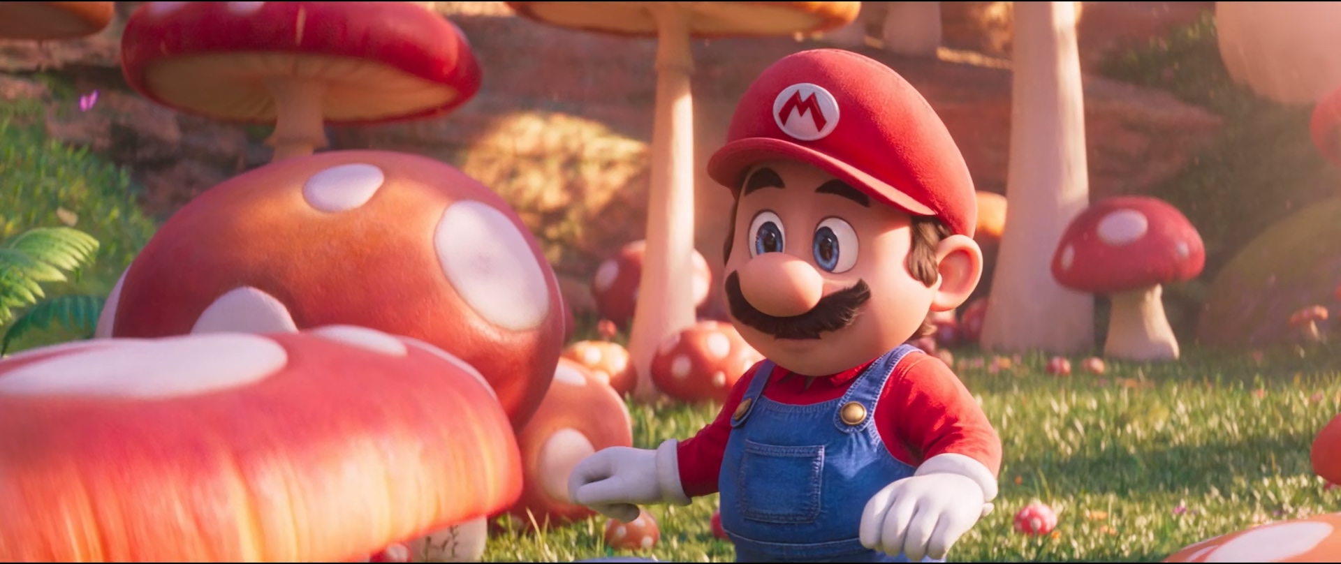 The Super Mario Bros. Movie mushroom world