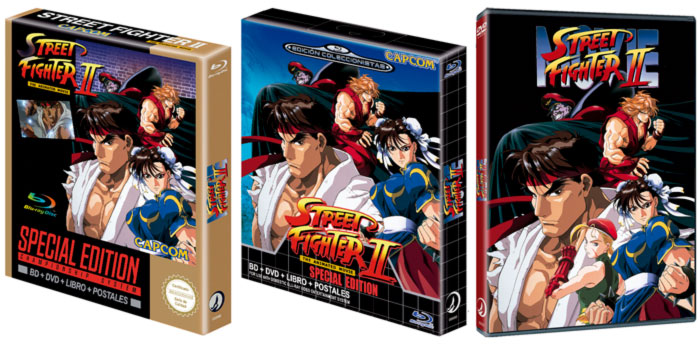 Street Fighter II Movie BD y DVD - Selecta Visión - anime