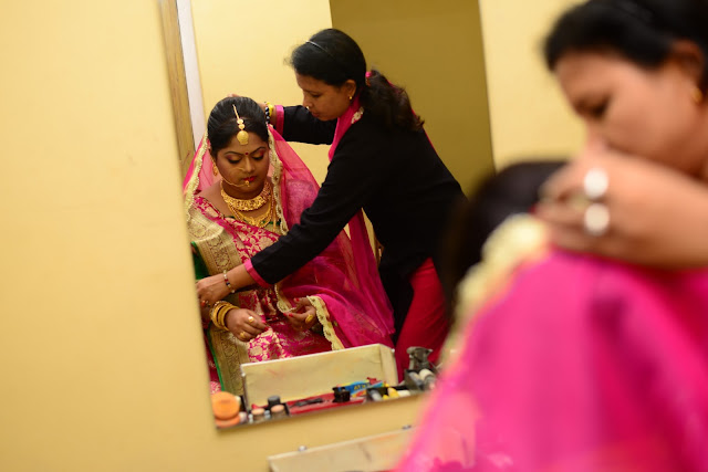 Bengali Bridal Reception Look