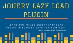 How To Add JQuery Lazy Load Plugin to Blogger