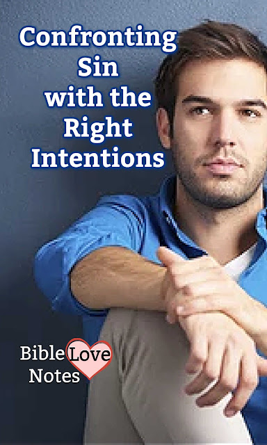 This 1-minute devotion explains the importance of confronting fellow believers who are living sinful lifestyles.