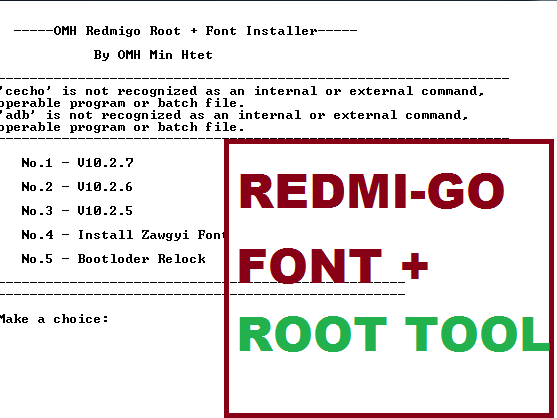 Redmi Go - Root Pluse Font Installer Bootloader Relock Tool Download Free