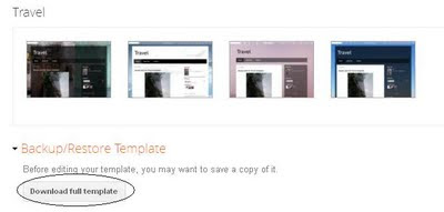 How to install/change XML template on new interface in blogspot/blogger