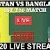 1st T20I Pakistan vs Bangladesh  at Lahore Live