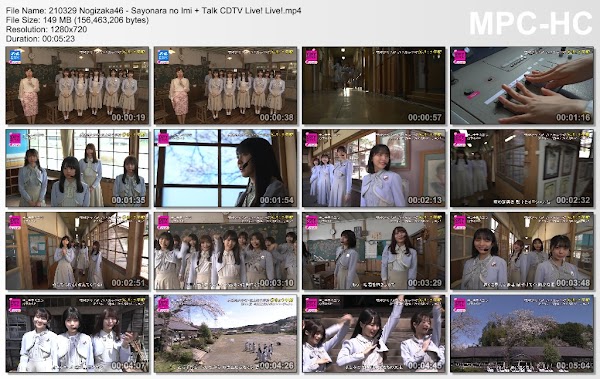 210329 Nogizaka46 - Sayonara no Imi + Talk @CDTV Live! Live!