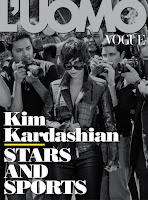 Kim Kardashian Short Hair Style In L'Uomo Vogue1