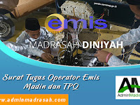 Contoh Surat Tugas Operator Emis TPQ dan Madin PD Pontren 2018 